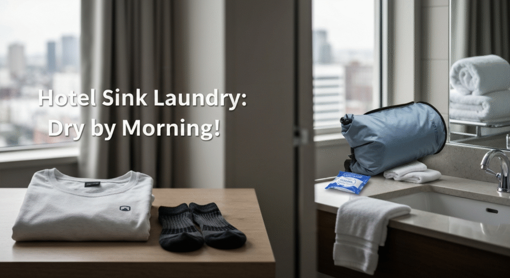 Easiest Way to Hand-Wash Clothes in a Hotel Sink (And Get Them Dry by Morning)